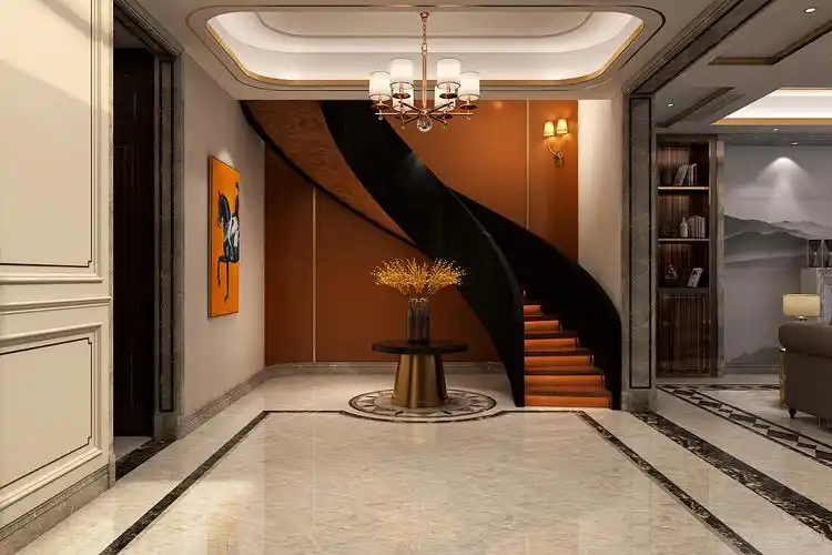 【保定金舍装饰】未来花郡300平港式轻奢风格效果图