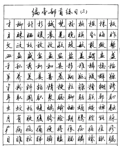 田英章钢笔行书字帖书法(已优化)