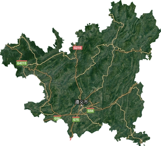 遵义市卫星地图数据资源,遵义市地图数据