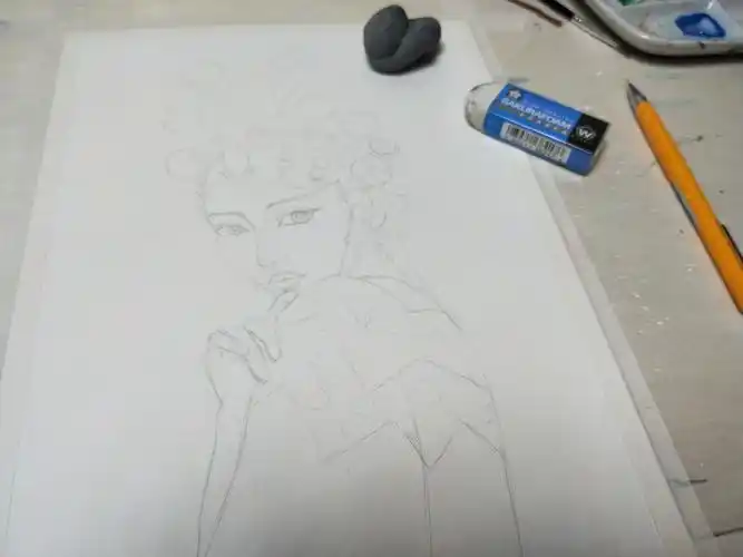 自学水彩临摹一个刀马旦内含步骤图水彩上瘾