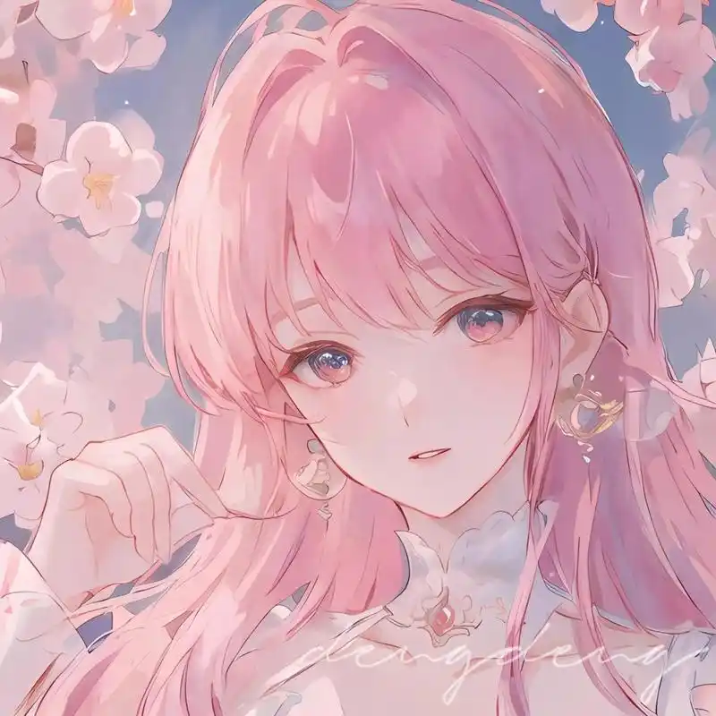 头像越粉,_____.|二次元粉色系闺蜜头像