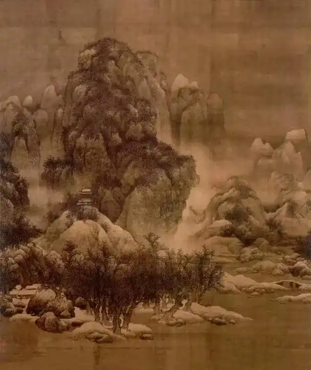 宋画 雪景图 欣赏,其中有北宋 郭熙 早春图 - 抖音