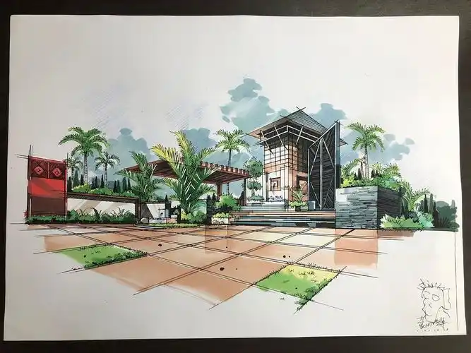 景观手绘|其他|其他|一个设计代师 - 临摹作品 - 站酷 (zcool)