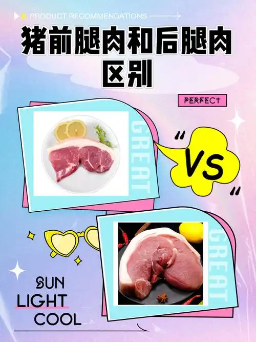 猪前腿肉和后腿肉区别