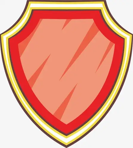 矢量图铁做的盾牌