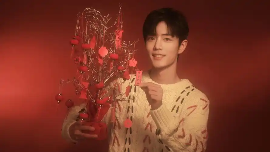 肖战春节祝福4k壁纸