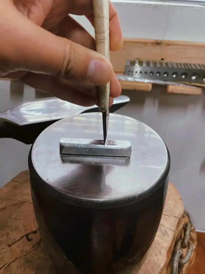 纯手工打造 #制作过程 #金银加工 # - 抖音