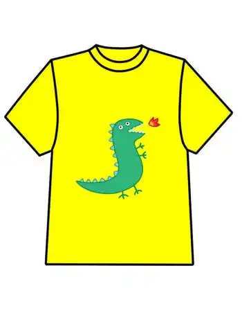 社会人小猪佩奇二次元动漫t恤短袖周边学生男女情侣服圆领 黄色 m