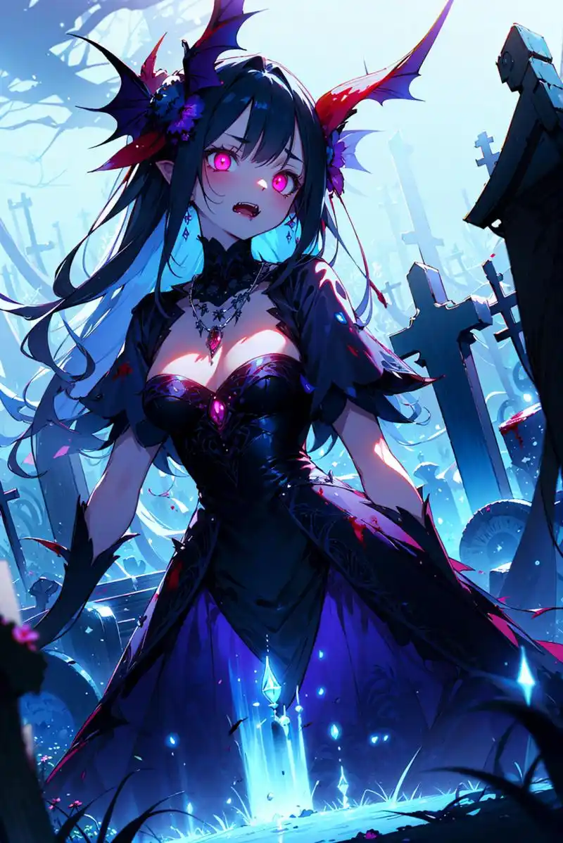 恶魔,伤口,魅力,姚艳,女王!#二次元# #动漫头像和壁纸# #美女