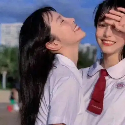 闺蜜头像二人仙气可爱露脸真人图片