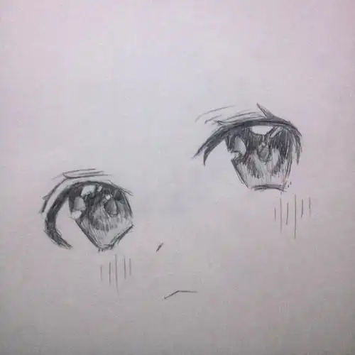 动漫眼睛  #简单绘画教程