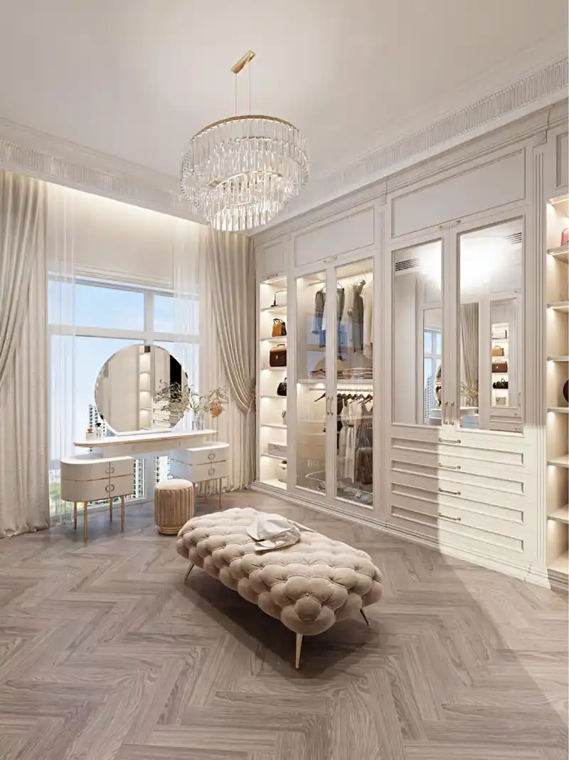 效果图终于出来啦～太期待自己的衣帽间了!