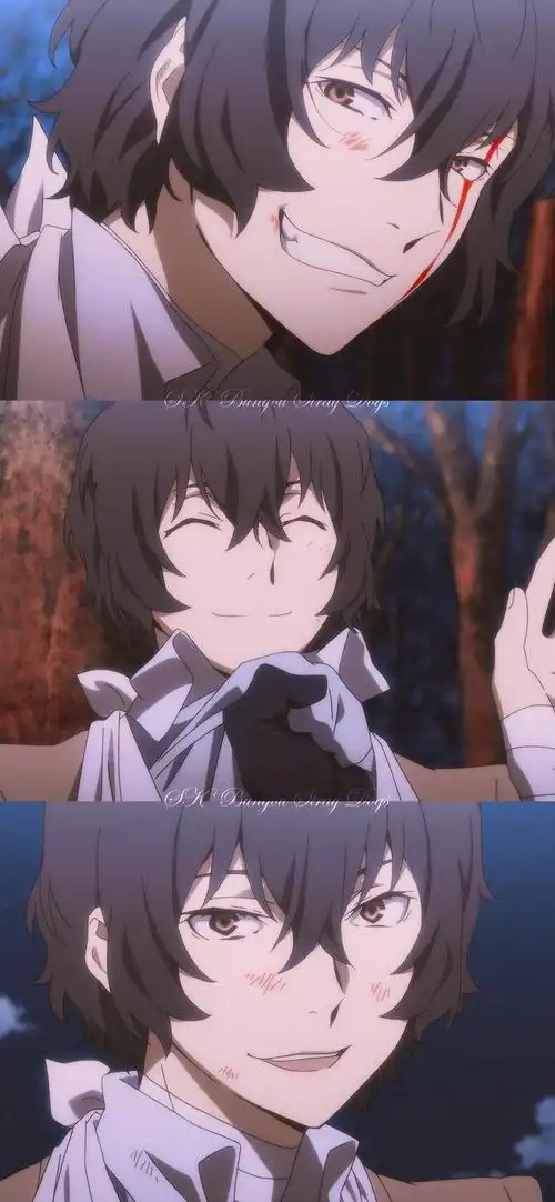 三屏文豪野犬动漫个性手机壁纸