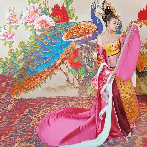 古装摄影写真大气贵妃服装影楼古风性感主图民族服装