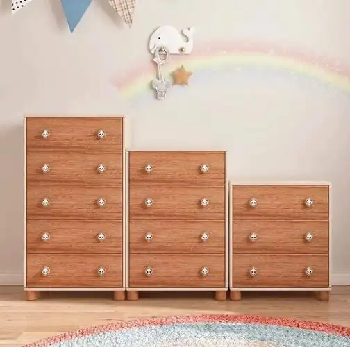 儿童玩具收纳柜实木五斗柜储物柜幼儿园收纳