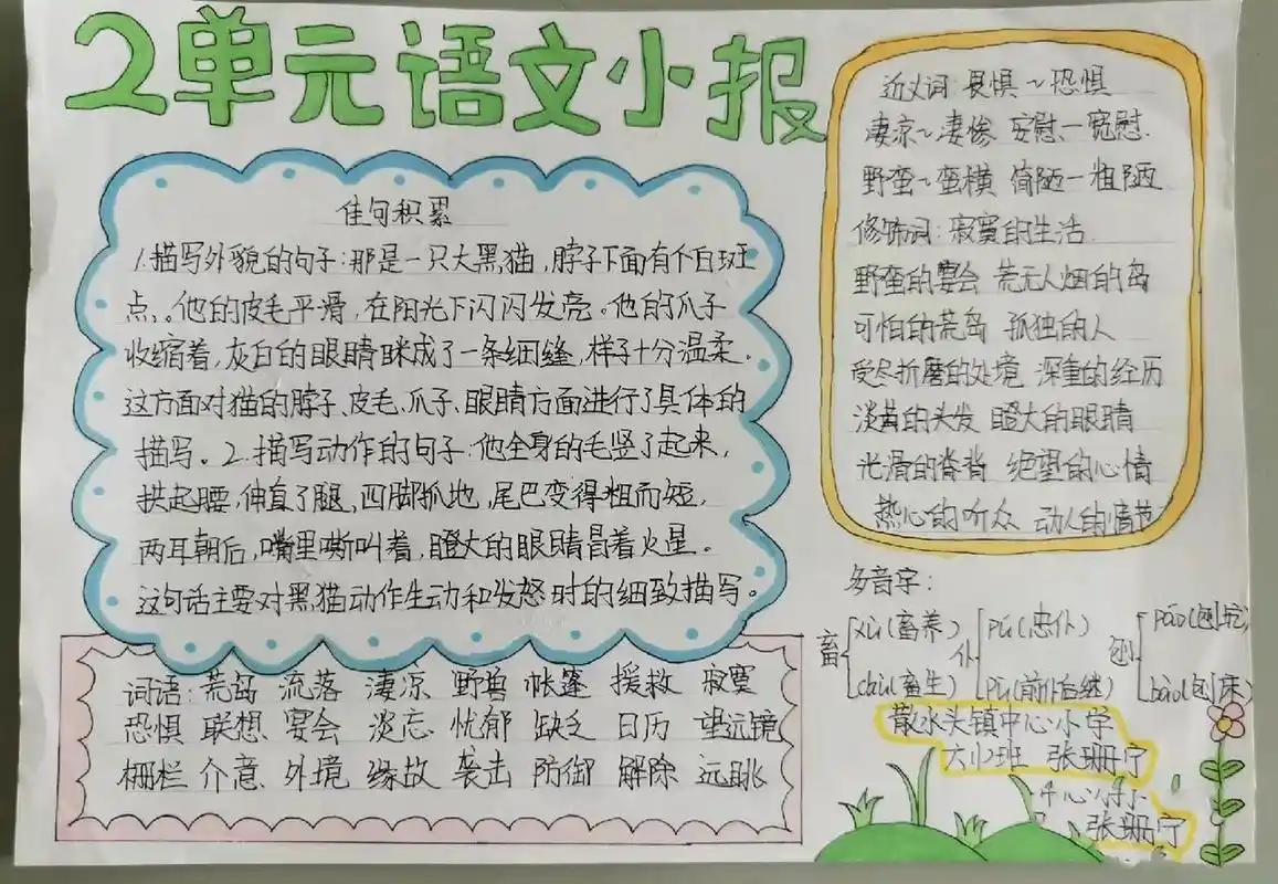 六年级,知识小报,好看的手抄报模板来啦 手抄报模板,简单易画