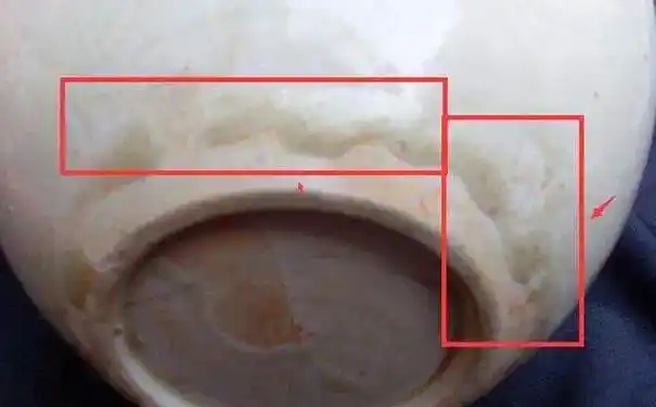 定窑定瓷-白瓷瓷器上的泪痕