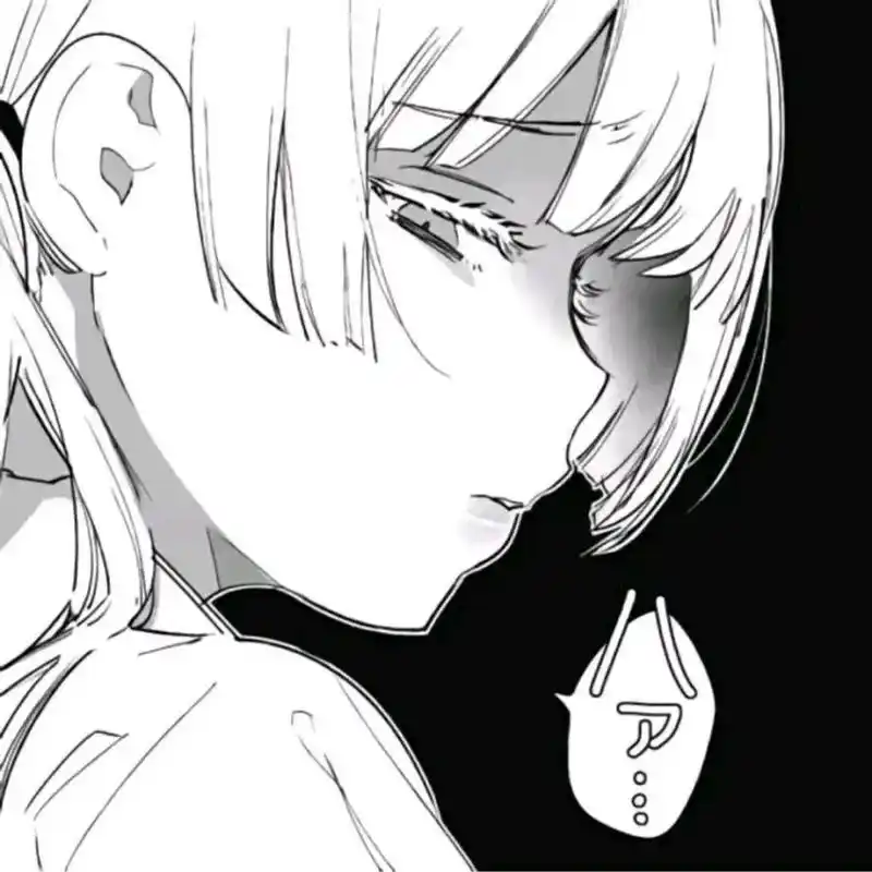 头像︱微丧黑白动漫女生头像