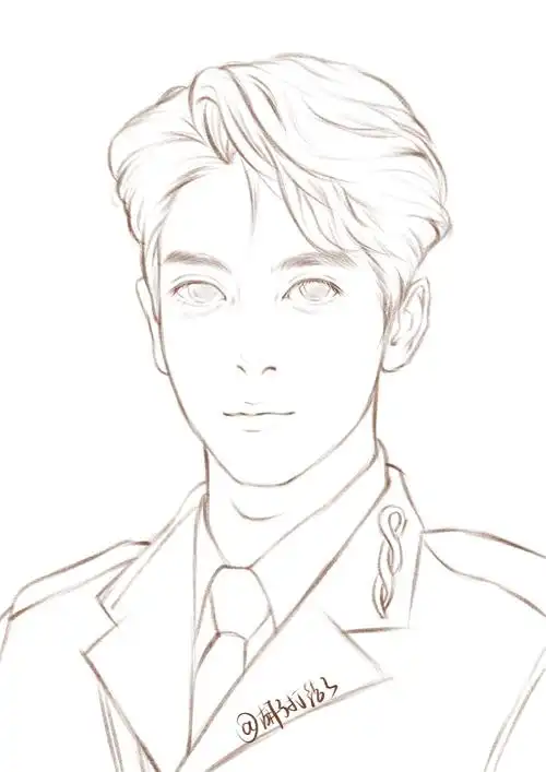 王嘉尔|插画|商业插画|胡子打结了 - 原创作品 - 站酷 (zcool)