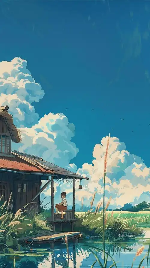 有一种治愈壁纸,叫做宫崎骏的夏天._动漫
