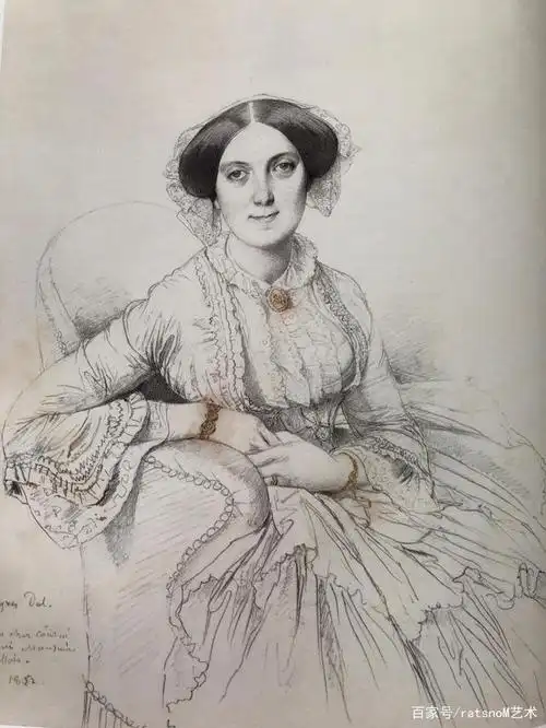 线条大师,多米尼克·安格尔速写