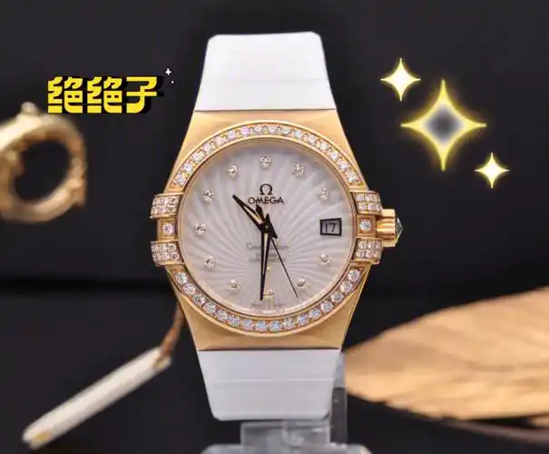 63000欧米茄omega原镶钻自动机械女