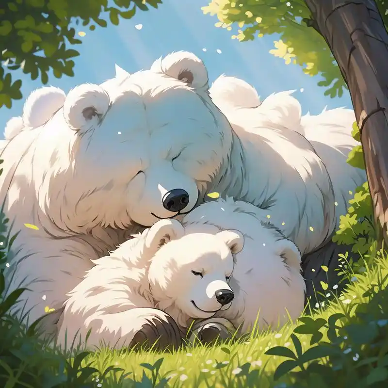 白熊头像呆萌可爱快来领取 谁能拒绝一只呆萌的白熊头像呢?