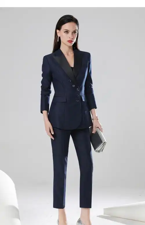 韩版英伦风气质总裁套装女高级感职业西装