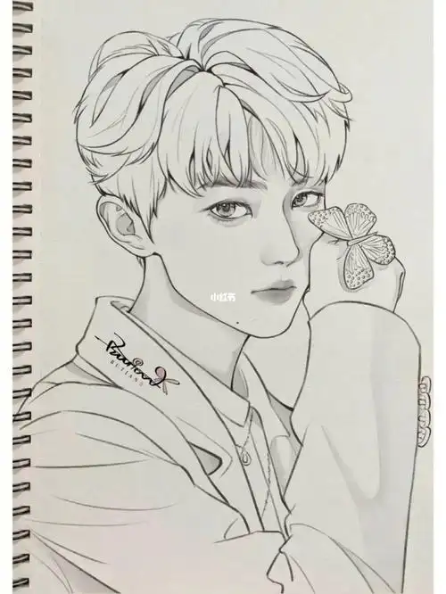 板绘丨tnt时代少年团马嘉祺线稿