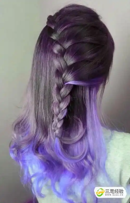 女生渐变色染发,哪种颜色更好看_三思经验网