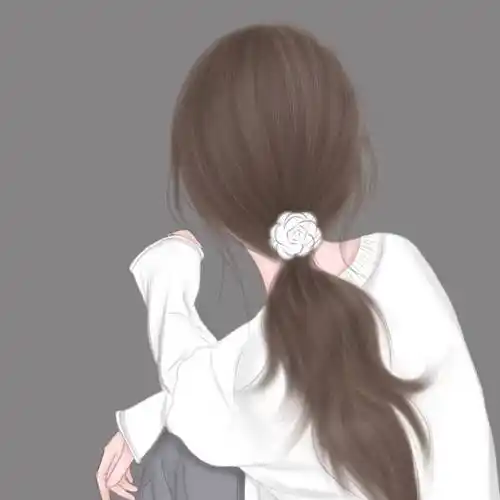 微信头像女生简单干净背影_完花_版权_微博