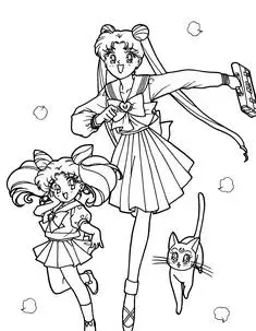 儿童画美少女简笔画