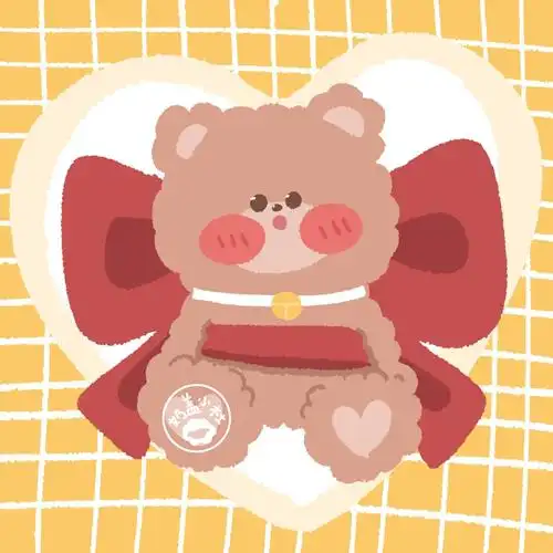 超软糯的小熊头像! wb@奶盖小杜