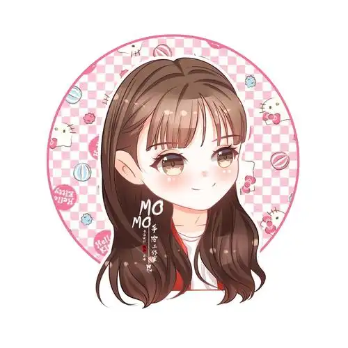 明星 杨颖 angelababy q版手绘头像 by momo手绘工作室