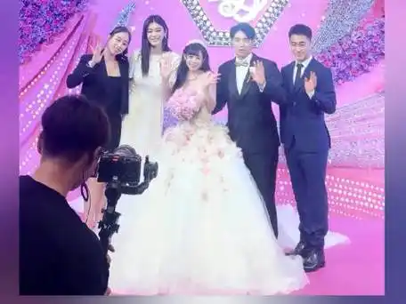 七匹狼公子特步二公主大婚##奚梦瑶何猷君来厦门参加婚礼