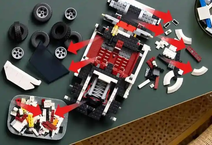 乐高10337兰博基尼 countach 5000 quattrovalvole正式亮相