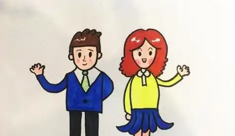 温馨的爸爸妈妈简笔画怎么画 卡通爸爸妈妈简笔画绘制教程