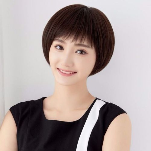假发女短发 bobo头齐碎刘海直发逼真自然发丝学生全头假发套