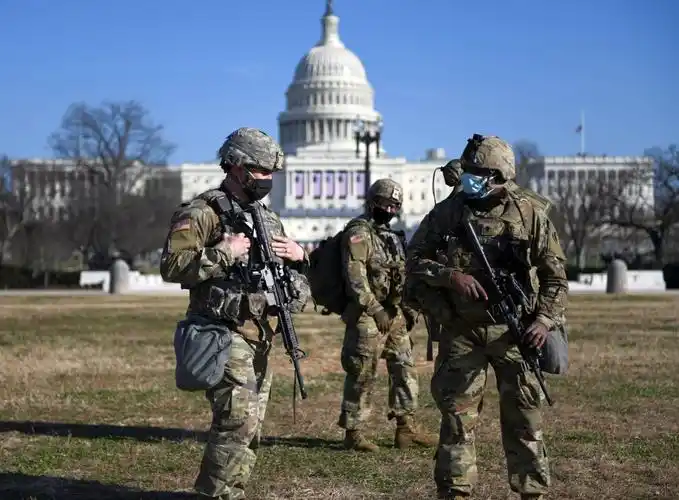 可更快的扣押逮捕和控制人群国民警卫队在华盛顿部署流程被简化