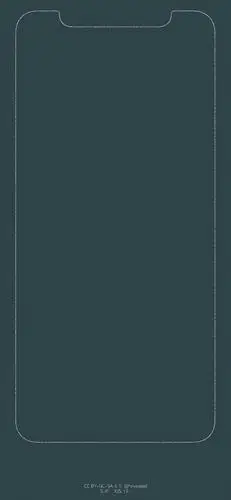 iphone x和xs边框发光壁纸大全 苹果x/xs黑色发光壁纸下载