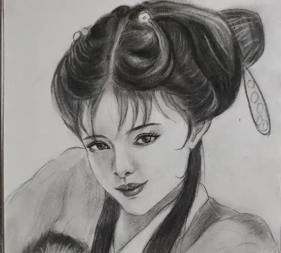 来看手绘美女的诞生