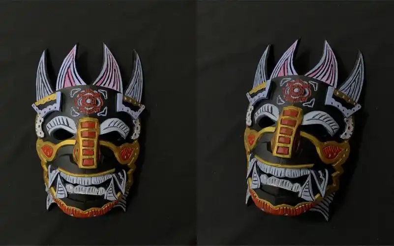 手工制作一个祭祀面具