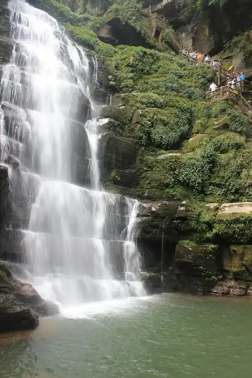 【美丽四川】系列图片之一百二十一:雅安碧峰峡风景区大峡谷(左侧峡谷