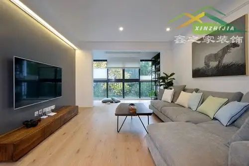 【鑫之家装饰】中翔盛景名苑130平米简约风格案例鉴赏