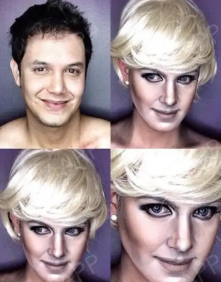 新鲜出炉的八卦咯-----菲律宾男生神级化妆术克隆大牌女星男生都这么