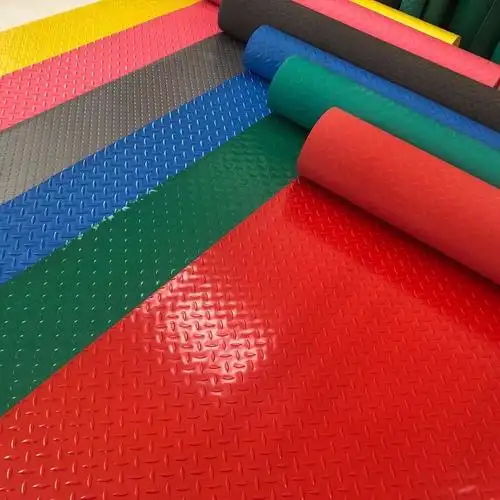 防滑垫pvc地垫防水塑料防潮地板垫厨房浴室门垫楼梯地胶耐磨 粉色人字