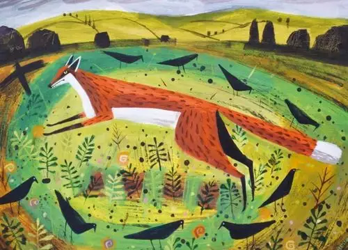 国外不少儿童美术老师根据她的作品创意给小朋友们上课,课后小朋友们