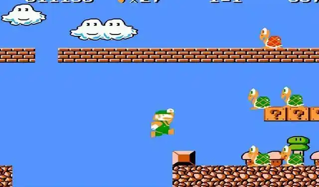 超级马里奥是很多80.