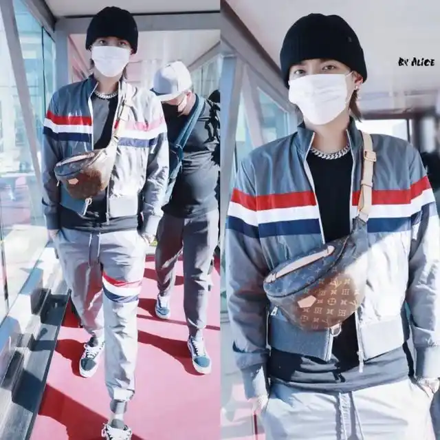 吴亦凡华丽现身lv巴黎男装秀,战袍帅到过分!