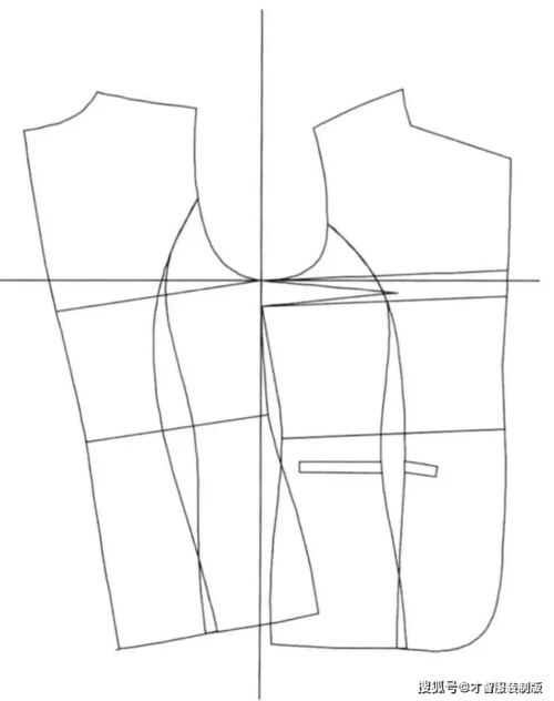 服装制版如何快速给西装配领子